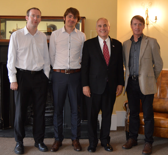 The Replify team meet the New York State Comptroller.